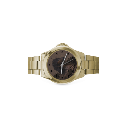 Steampunk Horse Custom Gilt Watch(Model 101)
