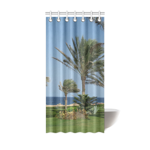 Egypt Beach Shower Curtain 36"x72"