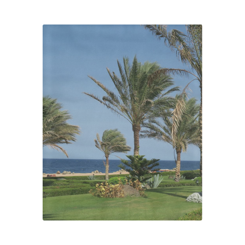 Egypt Beach Duvet Cover 86"x70" ( All-over-print)