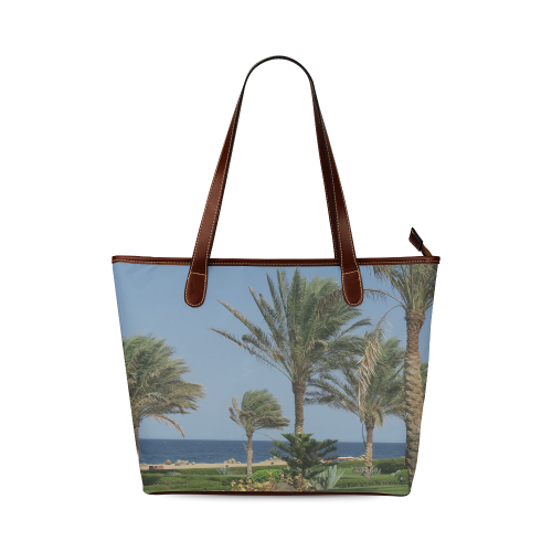 Egypt Beach Shoulder Tote Bag (Model 1646)