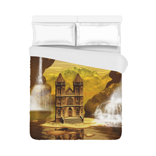 Castle Duvet Cover 86"x70" ( All-over-print)