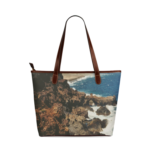 Aruba, dream beach Shoulder Tote Bag (Model 1646)