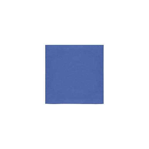 Dazzling Blue Color Accent Square Towel 13“x13”