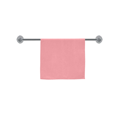 Flamingo Pink Color Accent Custom Towel 16"x28"