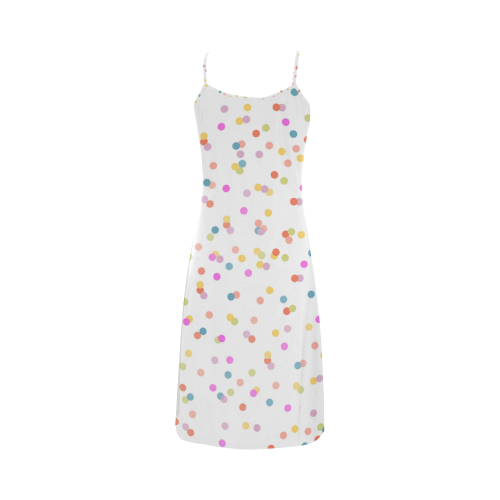 Retro Polka Dots Alcestis Slip Dress (Model D05)