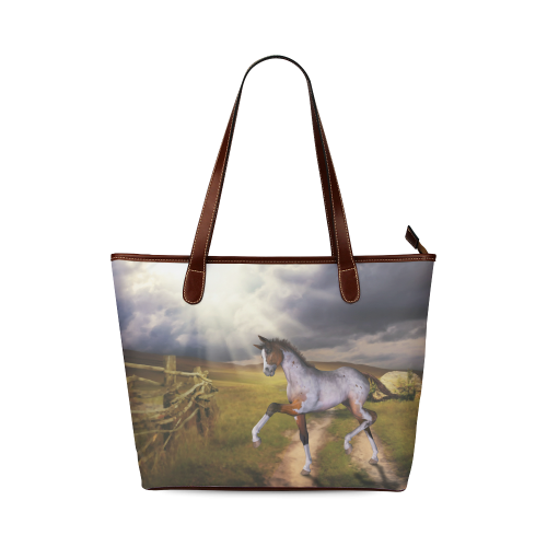 The Little cute Foal Shoulder Tote Bag (Model 1646)