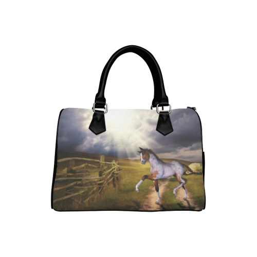 The Little cute Foal Boston Handbag (Model 1621)