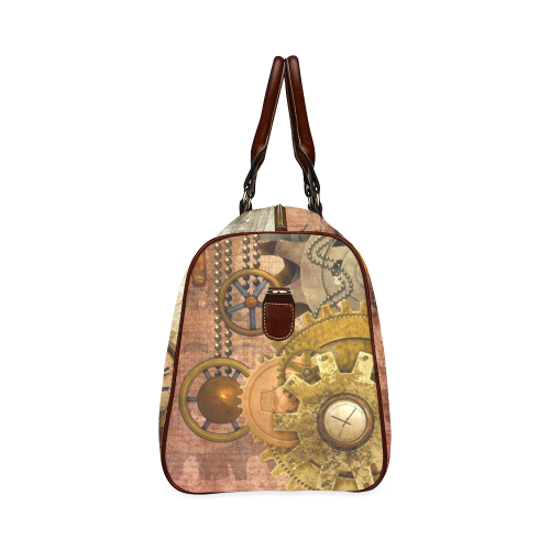 steampunk Waterproof Travel Bag/Small (Model 1639)