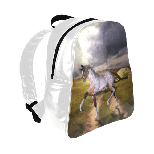 The Little cute Foal Multi-Pockets Backpack (Model 1636)