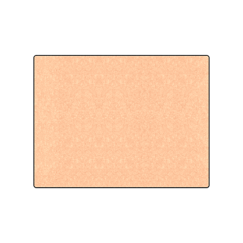 Peach Cobbler Color Accent Blanket 50"x60"