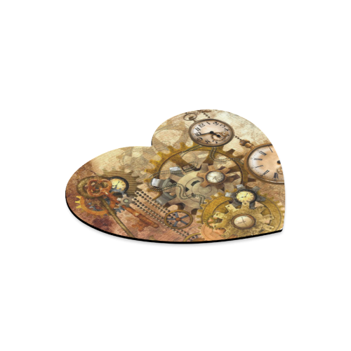 steampunk Heart-shaped Mousepad