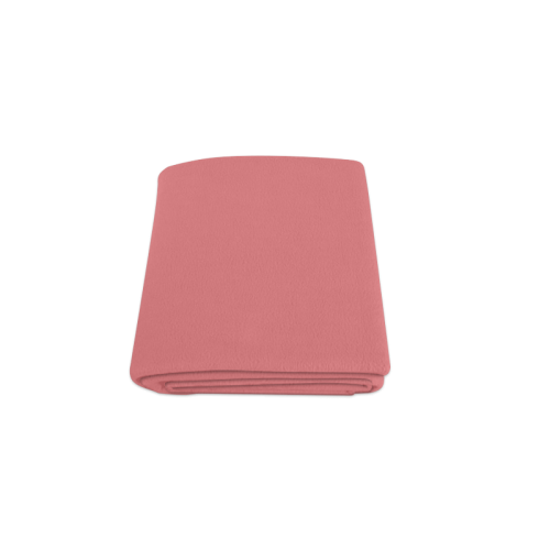 Tea Rose Color Accent Blanket 50"x60"