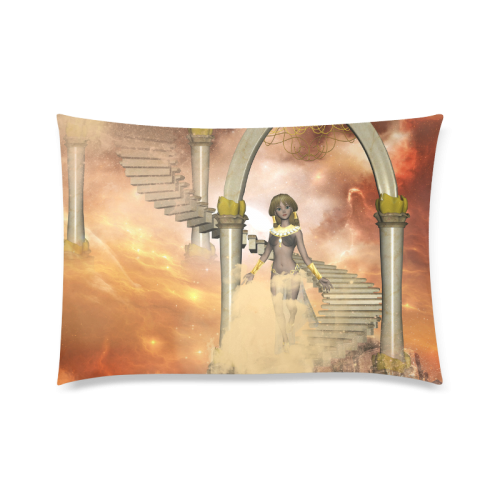In the sky Custom Zippered Pillow Case 20"x30"(Twin Sides)