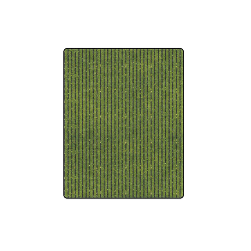 Green Glitter Stripe Blanket 40"x50"