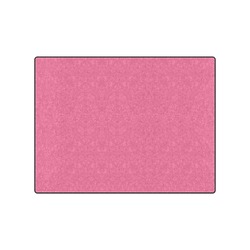 Pink Flambé Color Accent Blanket 50"x60"