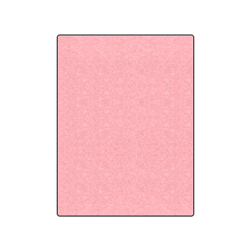 Flamingo Pink Color Accent Blanket 50"x60"