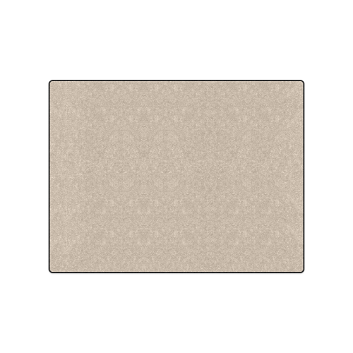 Champagne Beige Color Accent Blanket 50"x60"
