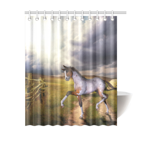 The Little cute Foal Shower Curtain 60"x72"