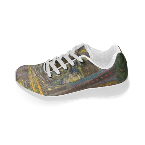 Dedication to Van Gogh: Seattle Starry Night Women’s Running Shoes (Model 020)