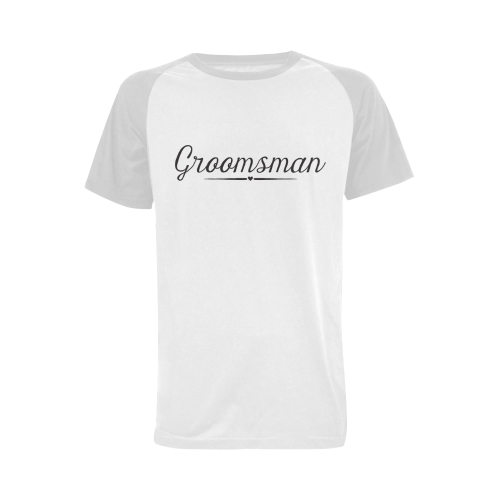 groomsman - wedding - marriage Men's Raglan T-shirt (USA Size) (Model T11)
