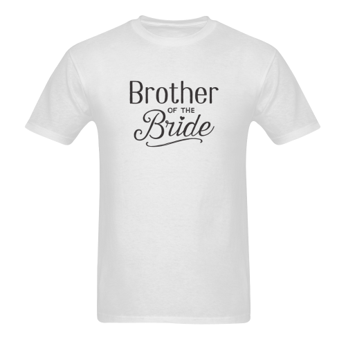 brother of the bride - wedding - marriage Sunny Men's T- shirt (Model T06)