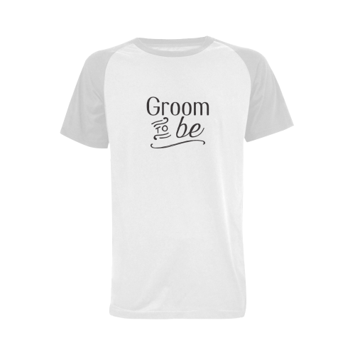 groom to be - wedding - marriage - love Men's Raglan T-shirt (USA Size) (Model T11)