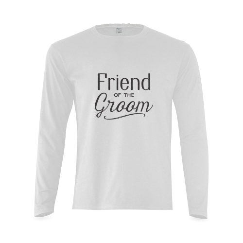 Friend of groom - wedding - marriage Sunny Men's T-shirt (long-sleeve) (Model T08)