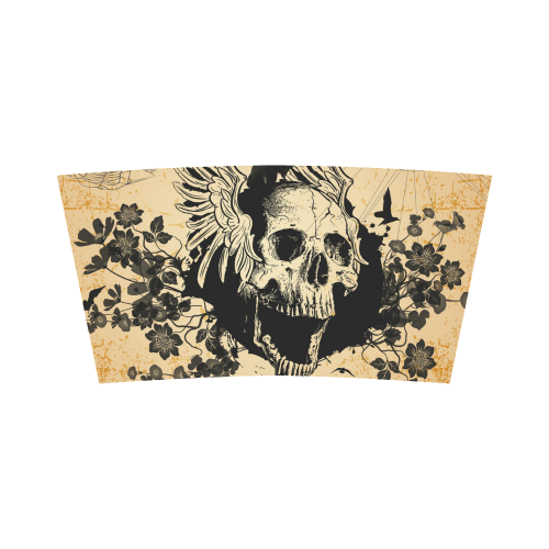 Skull with flowers Bandeau Top