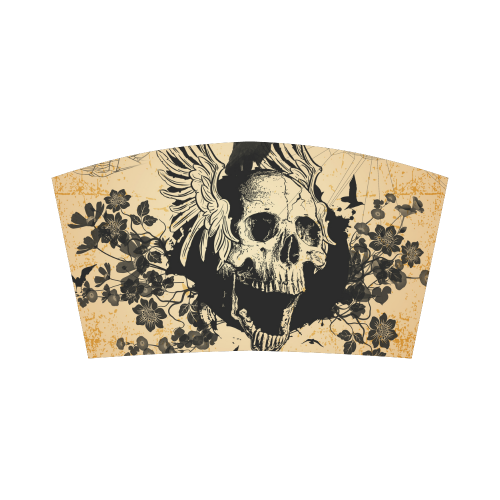 Skull with flowers Bandeau Top