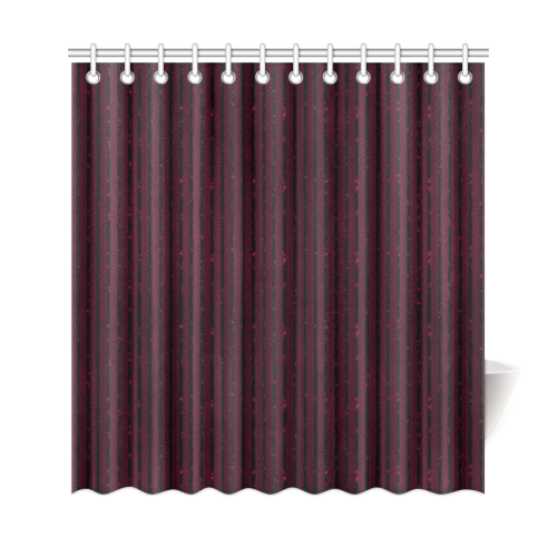 Anemone Glitter Stripe Shower Curtain 69"x72"
