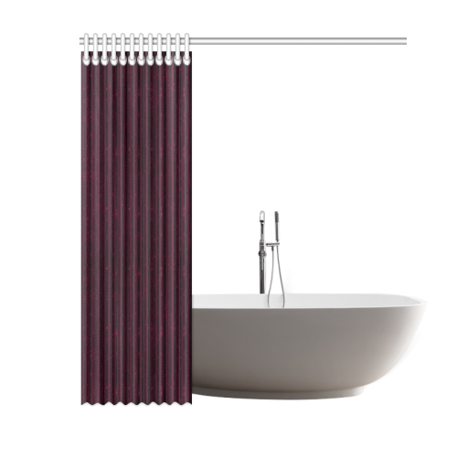 Anemone Glitter Stripe Shower Curtain 60"x72"