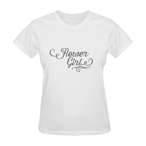 Flower Girl  - wedding - marriage Sunny Women's T-shirt (Model T05)