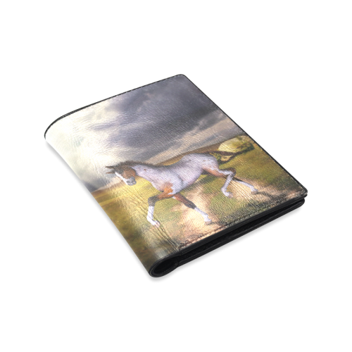 The Little cute Foal Men's Leather Wallet (Model 1612)