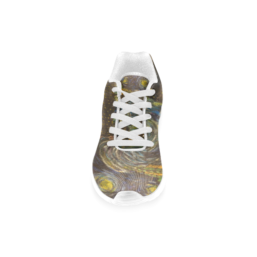 Dedication to Van Gogh: Seattle Starry Night Women’s Running Shoes (Model 020)