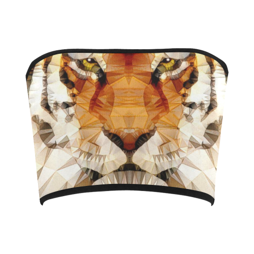 abstract tiger Bandeau Top