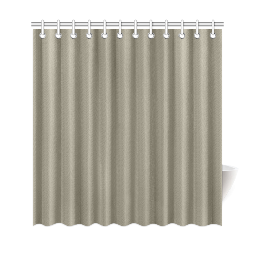 Desert Taupe Color Accent Shower Curtain 69"x72"