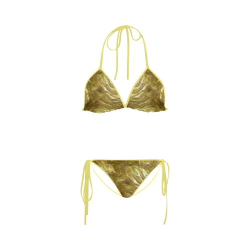 trendy Metal Art 10 Custom Bikini Swimsuit