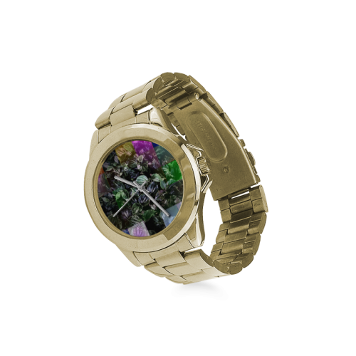 Foliage Patchwork #13 - Jera Nour Custom Gilt Watch(Model 101)