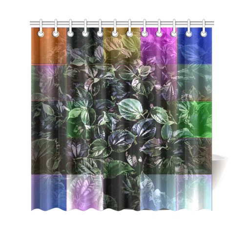 Foliage Patchwork #13 - Jera Nour Shower Curtain 69"x70"