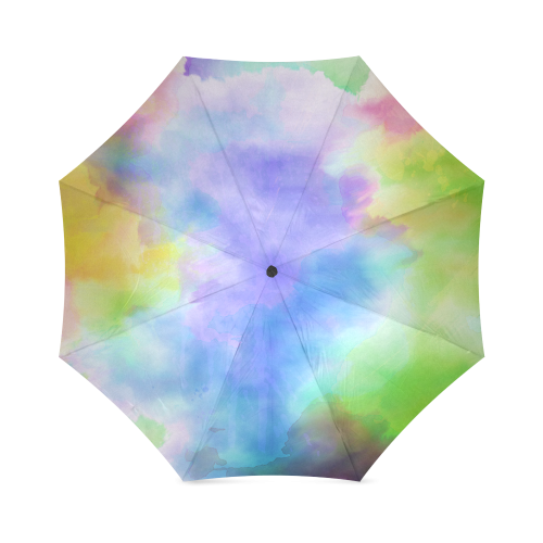 Watercolor abstraction 02 Foldable Umbrella (Model U01)