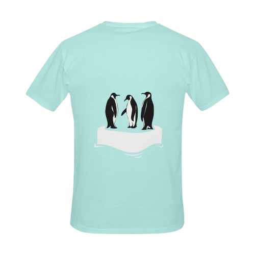 Melting Ice Caps Men's T-shirt Men's Slim Fit T-shirt (Model T13)
