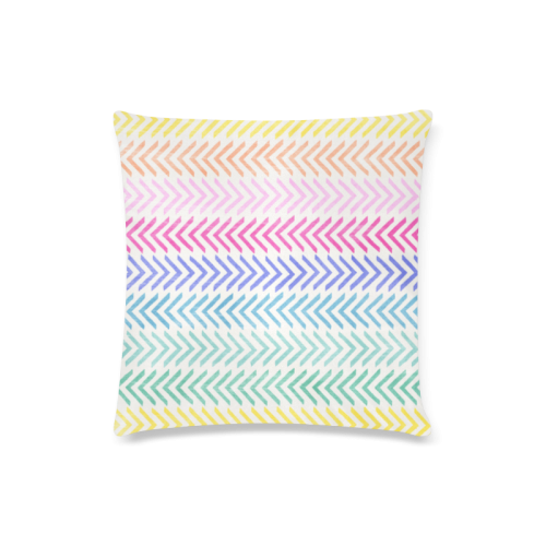 colorful pattern Custom Zippered Pillow Case 16"x16"(Twin Sides)