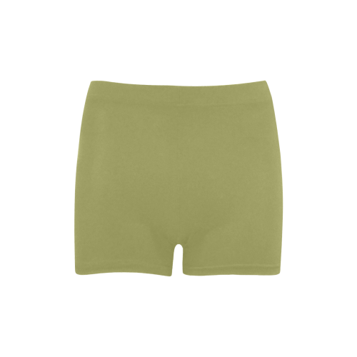 Moss Color Accent Briseis Skinny Shorts (Model L04)