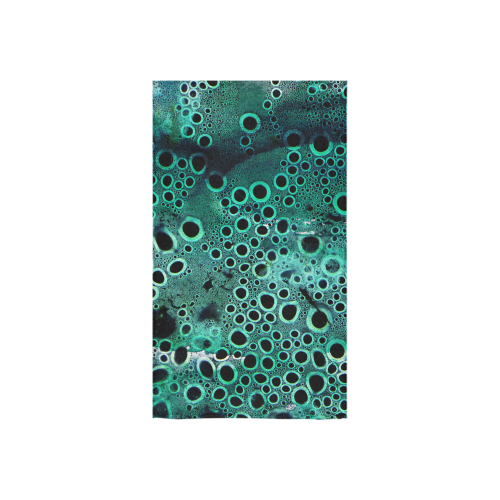 Green Bubbles Custom Towel 16"x28"