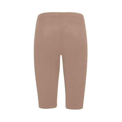 Cafe au Lait Color Accent Hestia Cropped Leggings (Model L03)