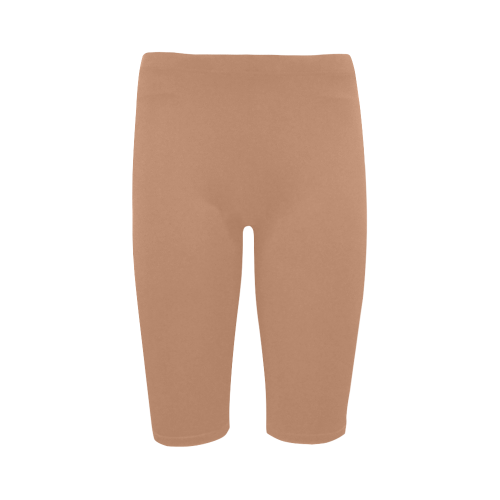 Sandstone Color Accent Hestia Cropped Leggings (Model L03)