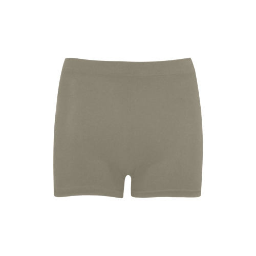 Desert Taupe Color Accent Briseis Skinny Shorts (Model L04)