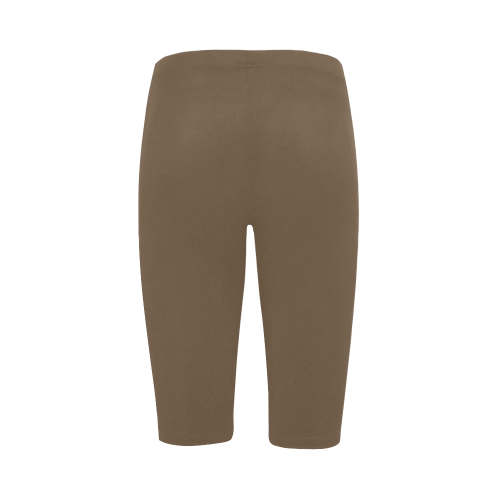 Sepia Color Accent Hestia Cropped Leggings (Model L03)