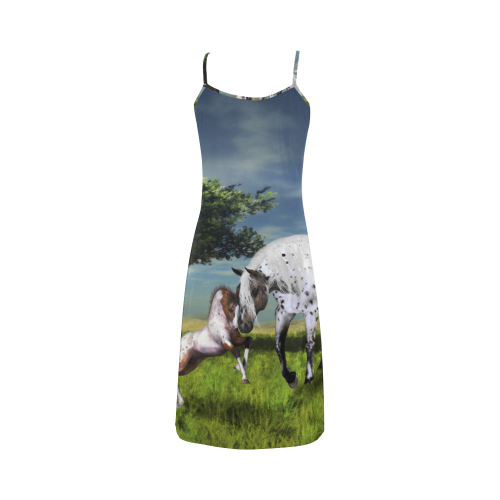 Horses Love Forever Alcestis Slip Dress (Model D05)
