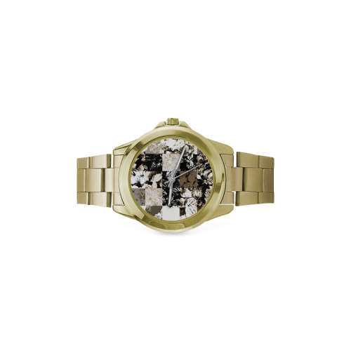 Foliage Patchwork #8 - Jera Nour Vegas Gold Custom Gilt Watch(Model 101)